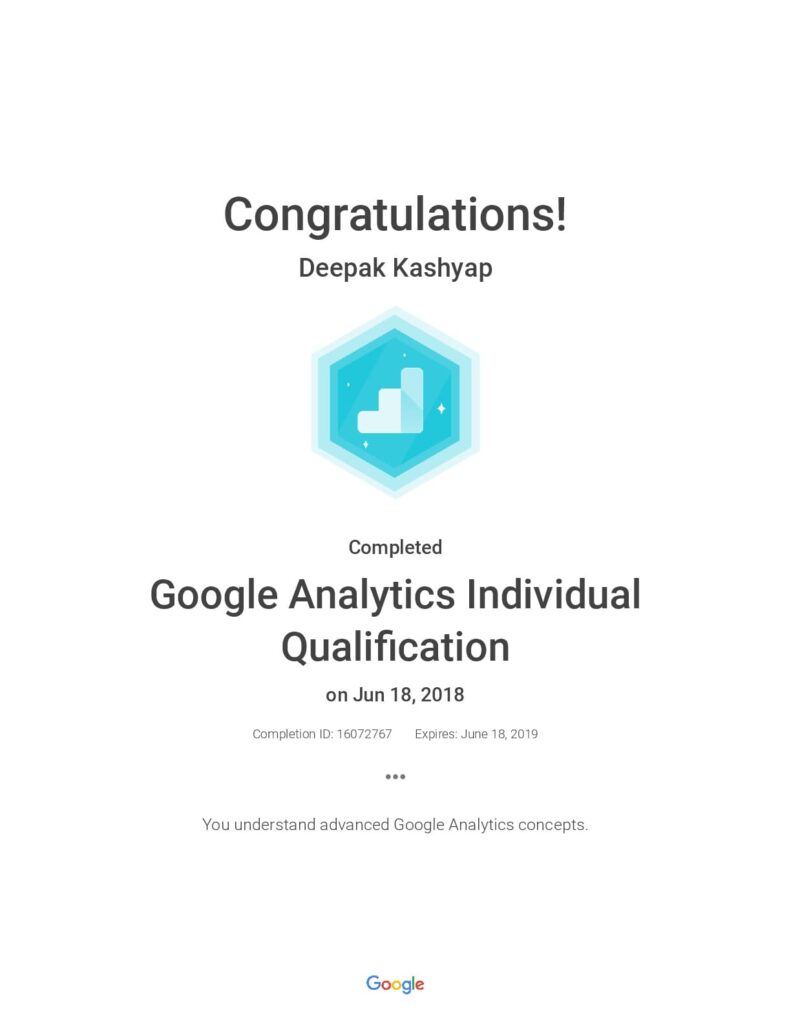 Digital Marketing in Chandigarh Deepak Kashyap Analytics 001 791x1024 - Digital Marketing in Chandigarh