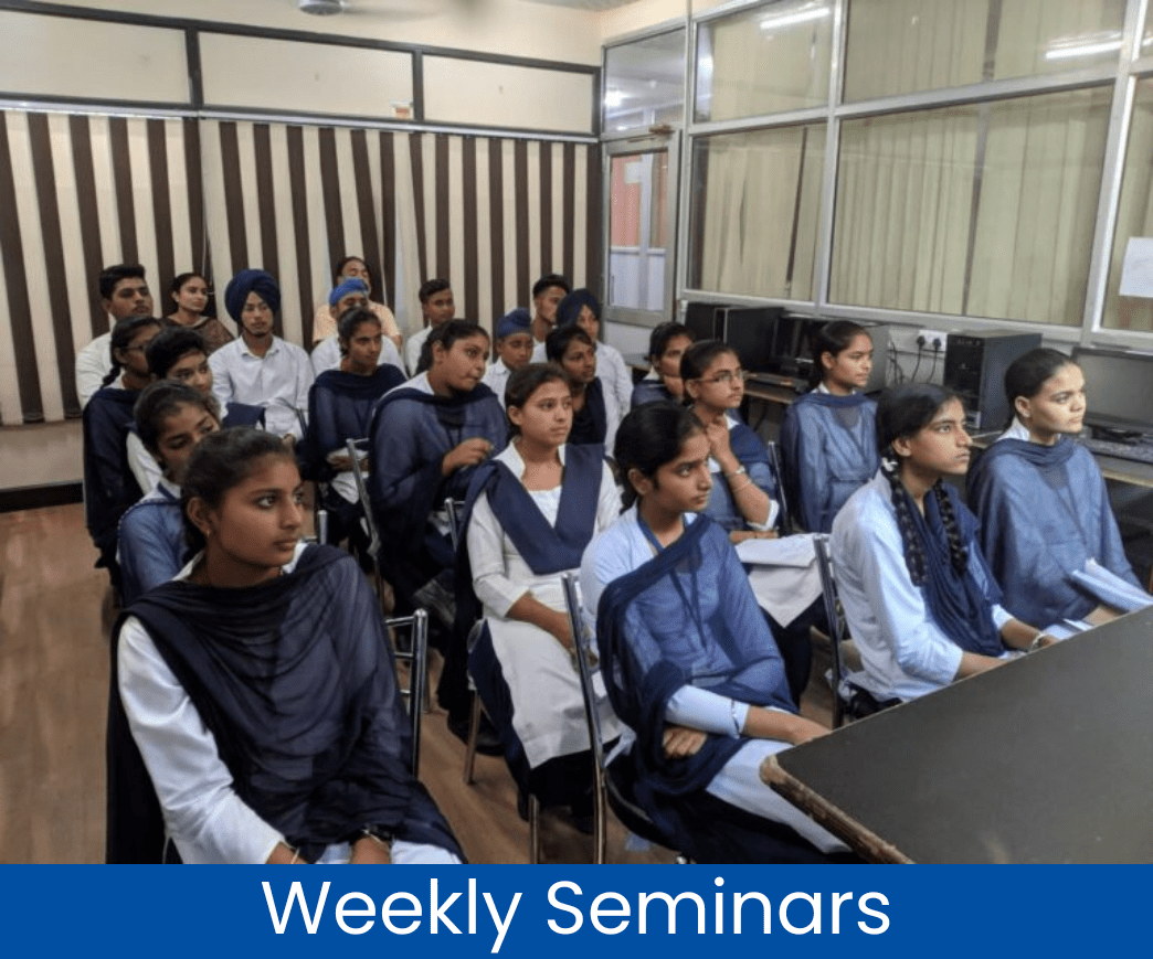Weekly Seminars